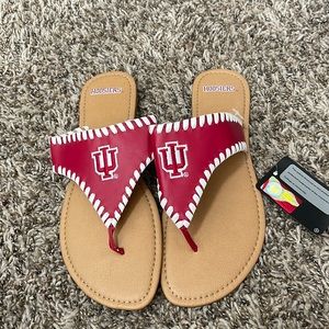 IU hoosiers sandals